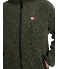TOMMY HILFIGER TH JEANS Sweatshirt with pocket and hood fatigue green - Sweatshirts - 6
