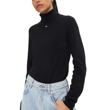 TOMMY HILFIGER TH JEANS Turtleneck black - Women's Sweaters - 3