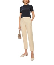 TOMMY HILFIGER TH  High-waisted trousers country ivory - Women's Pants - 3