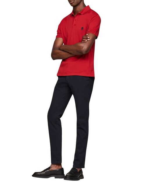 TH Short-sleeved polo shirt dark magma - Polo shirt