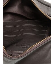 TIMBERLAND TUMBLED Leather bum bag dark brown - Hip pouches - 5