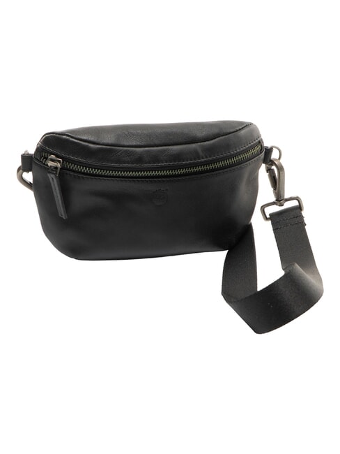 TUMBLED Leather bum bag black - Hip pouches