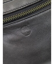 TIMBERLAND TUMBLED Leather bum bag black - Hip pouches - 3