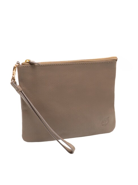 SMALL Small leather clutch bag with wristlet natural - Women&rsquo;s Bags