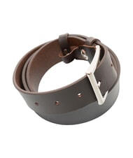 TIMBERLAND DOUBLE LOOP Shortenable leather belt cocoa - Belts - 3
