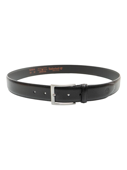 CLASSIC TUMBLED Shortenable leather belt black - Belts