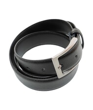 TIMBERLAND CLASSIC TUMBLED Shortenable leather belt black - Belts - 3