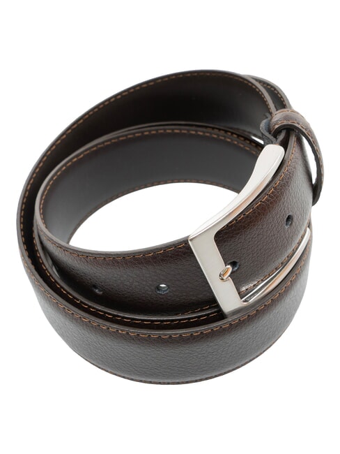 CLASSIC TUMBLED Shortenable leather belt cocoa - Belts