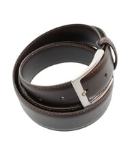 TIMBERLAND CLASSIC TUMBLED Shortenable leather belt cocoa - Belts - 3