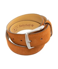 TIMBERLAND CASUAL Suede leather belt that can be shortened cognac - Belts - 3