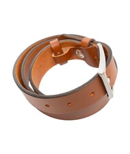 TIMBERLAND DOUBLE LOOP Shortenable leather belt cognac - Belts - 3