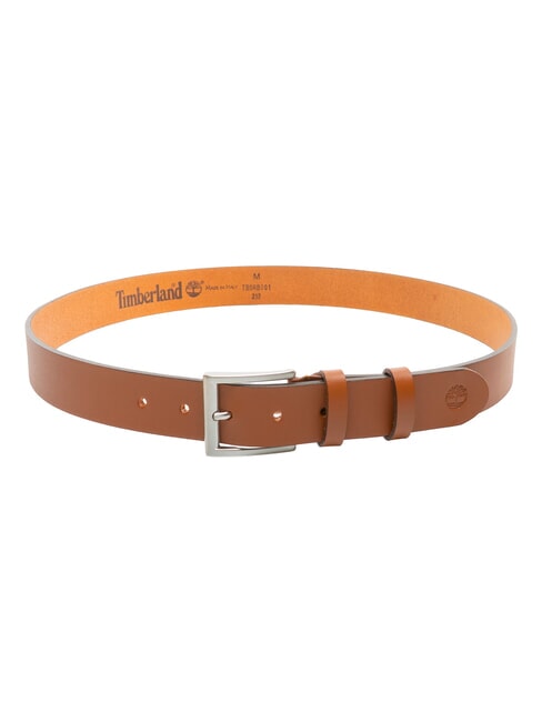 DOUBLE LOOP Shortenable leather belt cognac - Belts