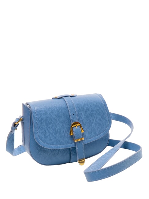 MAGALU Mini shoulder bag, in leather blue - Women&rsquo;s Bags