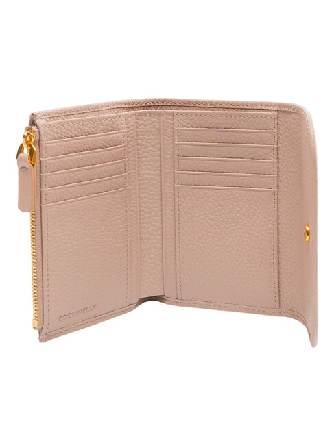 DEW Wallet with coin purse, in leather rosette - Women&rsquo;s Wallets