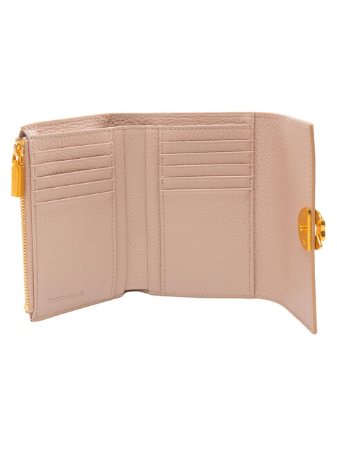 BINXIE Wallet with coin purse, in leather rosette - Women&rsquo;s Wallets