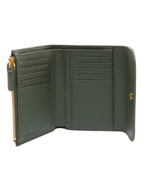 DEW Wallet with coin purse, in leather seaweed - Women&rsquo;s Wallets