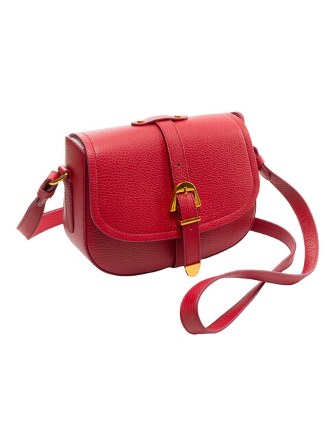 MAGALU Mini shoulder bag, in leather sangria - Women&rsquo;s Bags