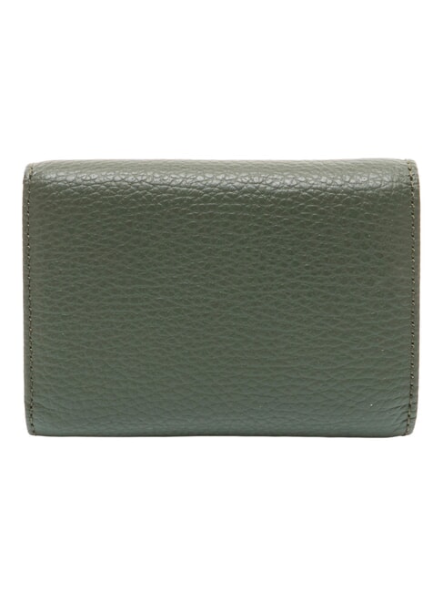 DEW Compact leather wallet seaweed - Women&rsquo;s Wallets