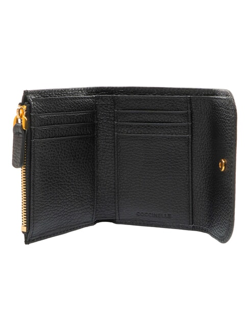 DEW Compact leather wallet Black - Women&rsquo;s Wallets