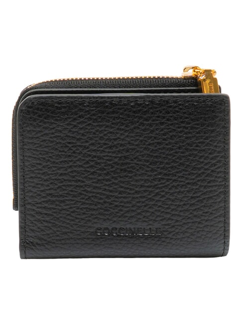 MYRINE Compact leather wallet Black - Women&rsquo;s Wallets