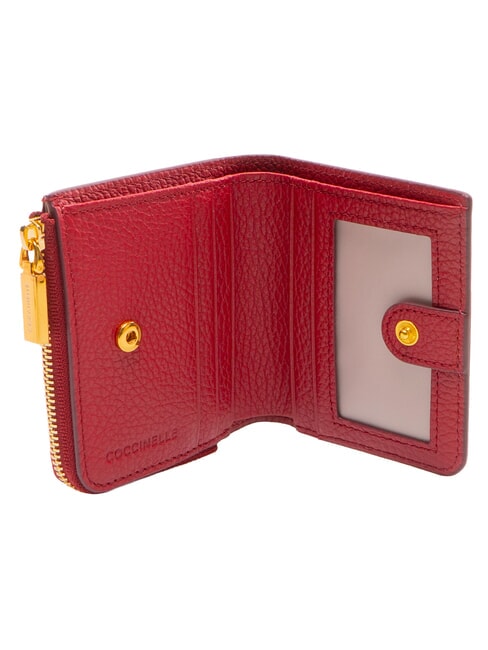 MYRINE Compact leather wallet sangria - Women&rsquo;s Wallets