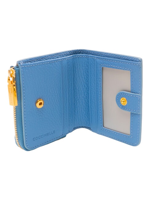 MYRINE Compact leather wallet blue - Women&rsquo;s Wallets