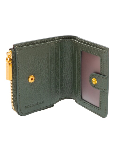 MYRINE Compact leather wallet seaweed - Women&rsquo;s Wallets