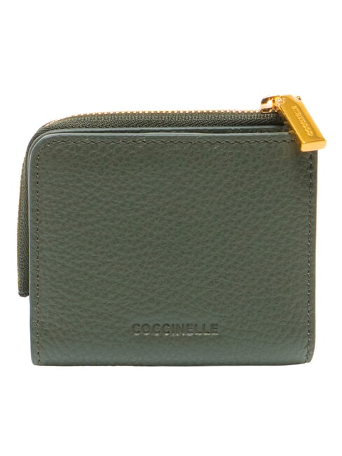 MYRINE Compact leather wallet seaweed - Women&rsquo;s Wallets