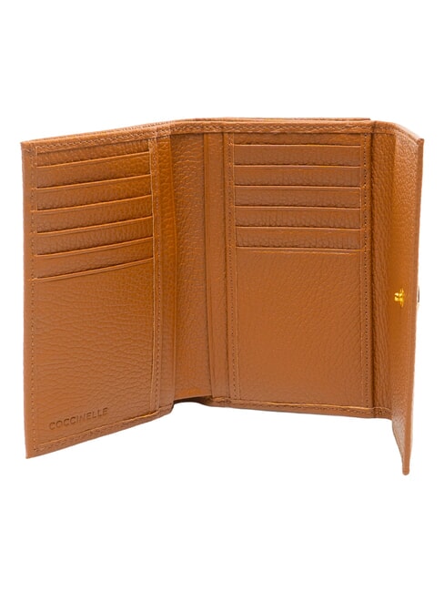 MYRINE Wallet with coin purse, in leather CUIR - Women&rsquo;s Wallets