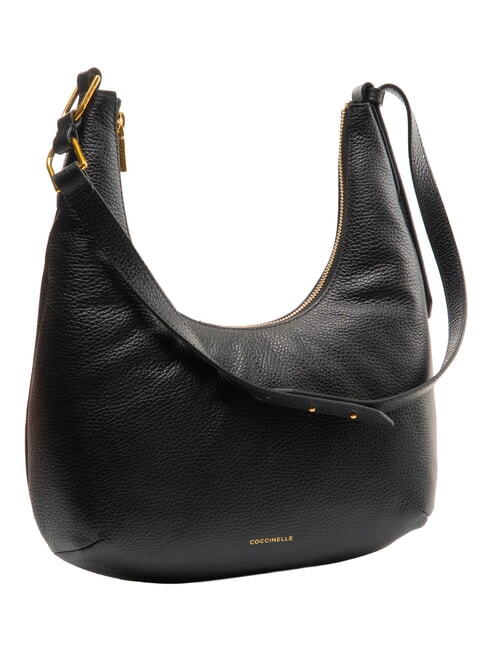 SAGITTA Leather paper bag, leather Black - Women&rsquo;s Bags