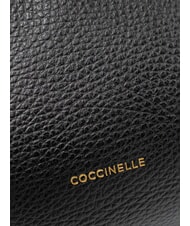 COCCINELLE SAGITTA Leather paper bag, leather Black - Women&rsquo;s Bags - 3