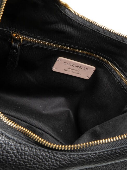 SAGITTA Leather paper bag, leather Black - Women&rsquo;s Bags