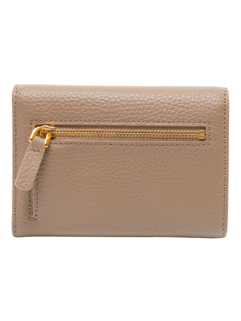 DEW Wallet with coin purse, in leather warm taupe - Women&rsquo;s Wallets