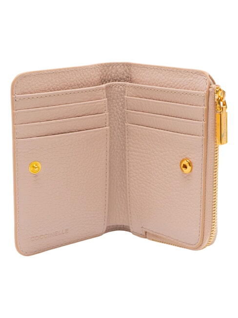 BINXIE Compact leather wallet rosette - Women&rsquo;s Wallets