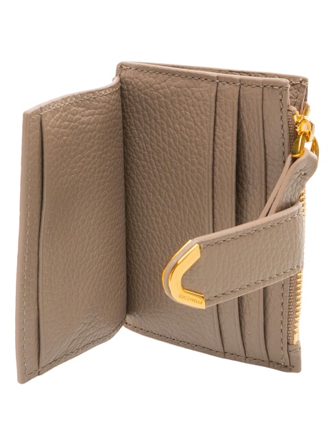 DEW Credit card holder, leather warm taupe - Women&rsquo;s Wallets