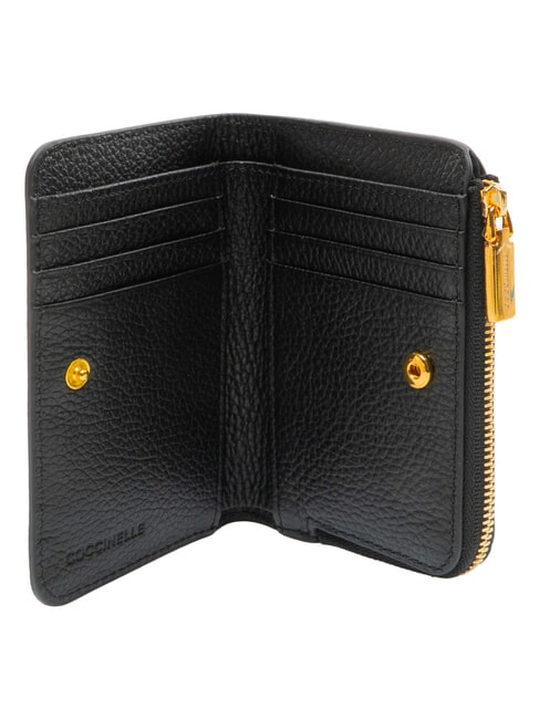 BINXIE Compact leather wallet Black - Women&rsquo;s Wallets
