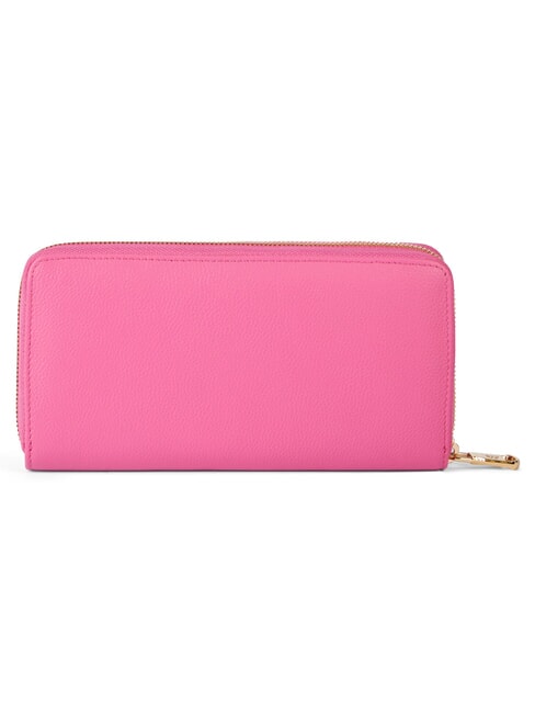 BASIC Zip-around leather wallet fuchsia - Women&rsquo;s Wallets