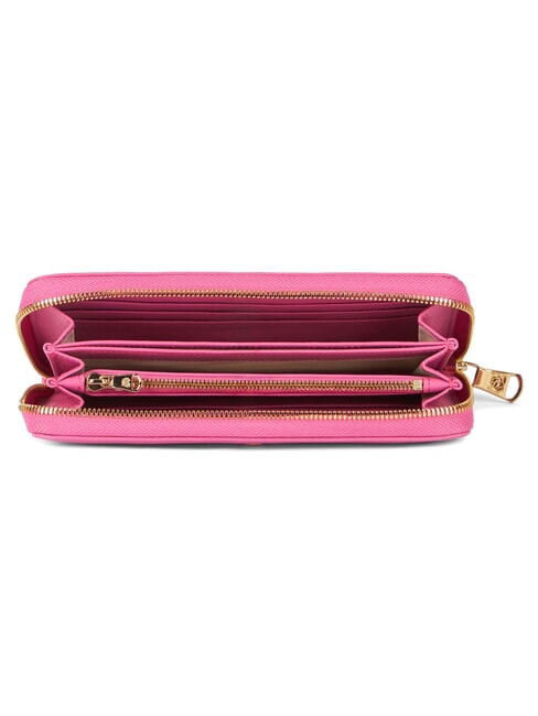 BASIC Zip-around leather wallet fuchsia - Women&rsquo;s Wallets