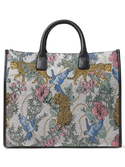 JACQUARD Handbag, with shoulder strap multi-gray - Women&rsquo;s Bags