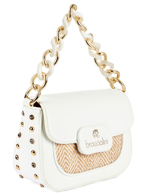 CHAIN Mini handbag with shoulder strap white - Women&rsquo;s Bags