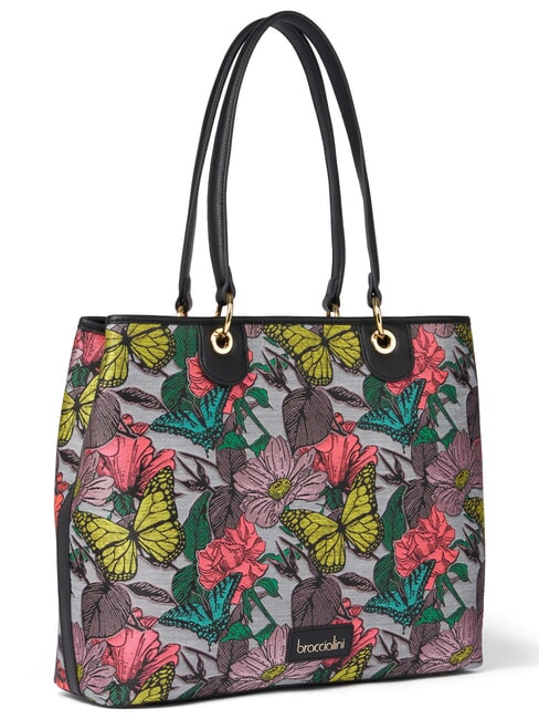 JACQUARD Shoulder bag, with shoulder strap multi black - Women&rsquo;s Bags