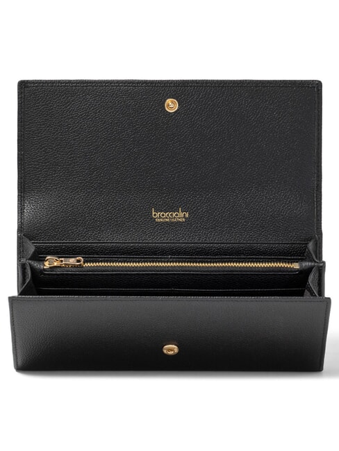 BASIC Leather continental wallet black - Women&rsquo;s Wallets