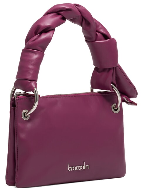 CHARLIZE Small leather bag prune - Women&rsquo;s Bags