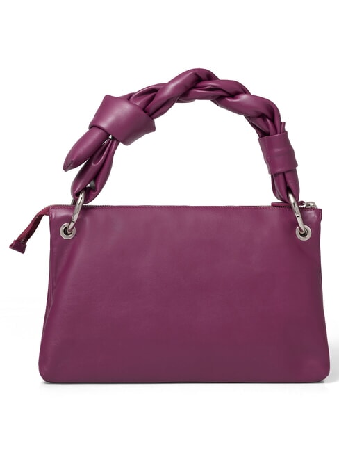 CHARLIZE Leather shoulder bag prune - Women&rsquo;s Bags