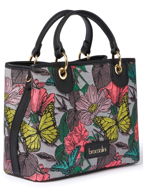 JACQUARD Handbag, with shoulder strap multi black - Women&rsquo;s Bags