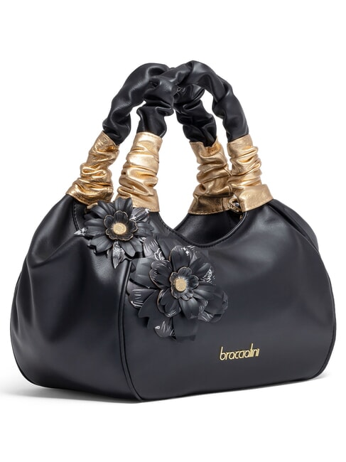 SARA Leather bag, with shoulder strap black - Women&rsquo;s Bags