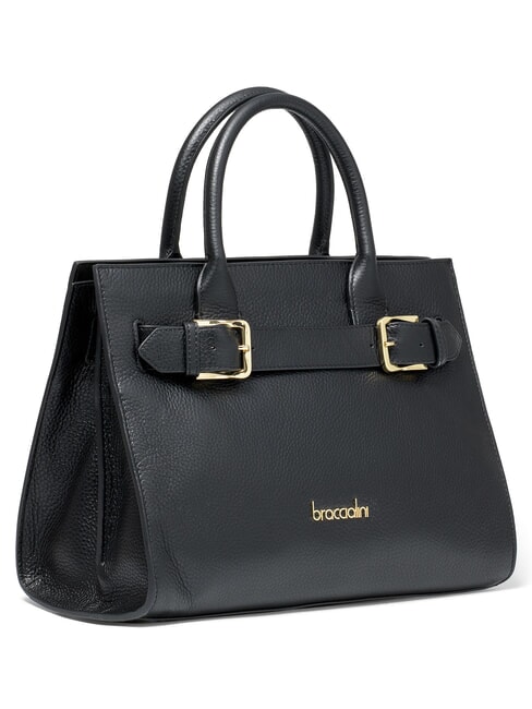 HELLEN Leather handbag with shoulder strap black - Women&rsquo;s Bags