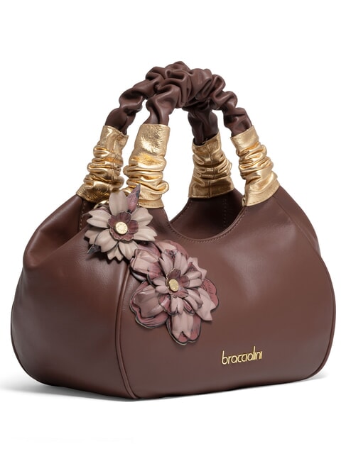 SARA Leather bag, with shoulder strap brown - Women&rsquo;s Bags