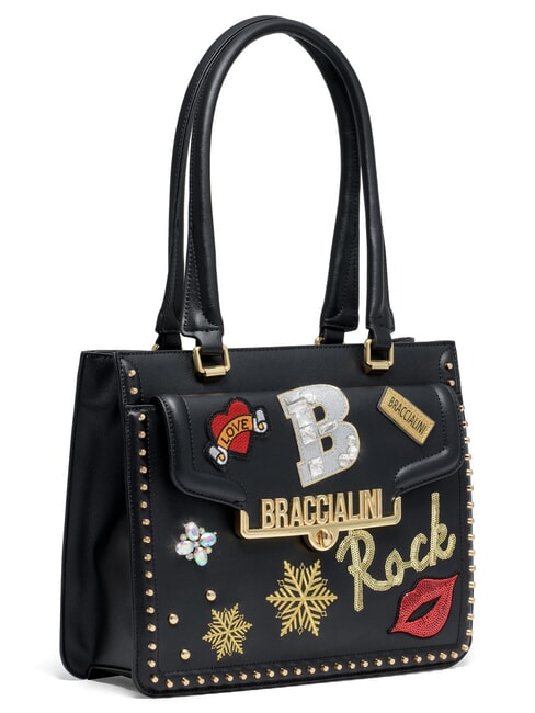 ROCK Shoulder patch bag black - Women&rsquo;s Bags