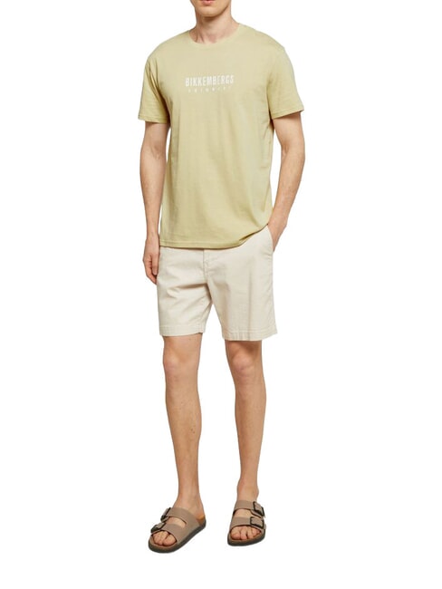 ICONIC Cotton T-shirt, short sleeve beige - T-shirt